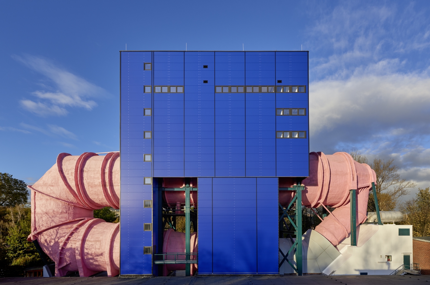 Umlauftank 2, Außenansicht nach der Instandsetzung (Foto: Philip Lohöfener © Wüstenrot Stiftung)